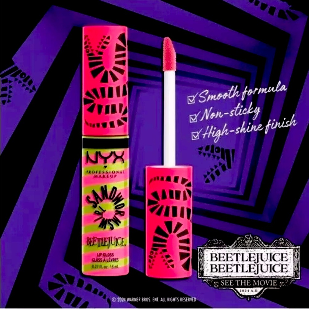Nyx Beetlejuice lip gloss